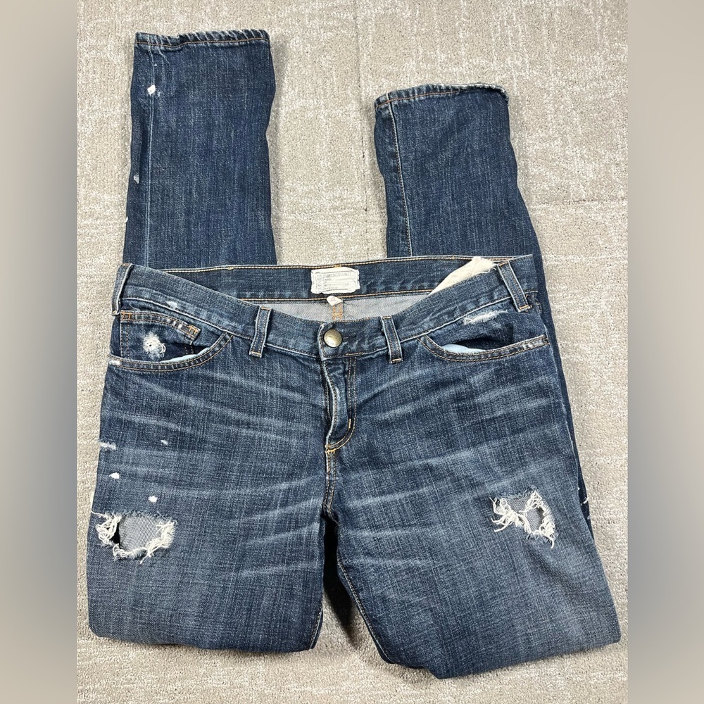 Current Elliot Distressed Woman’s Casual Skinny Jean Size 31